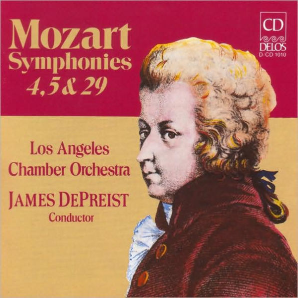 Mozart: Symphonies, 4, 5 & 29