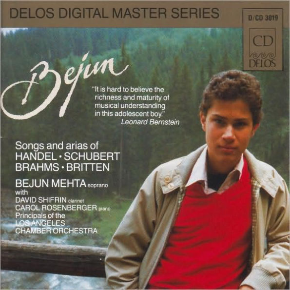 Bejun: Songs and Arias of Handel, Schubert, Brahms, Britten