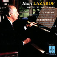 Title: Henri Lazarof: Second Cello Concerto; Concertante; Divertimento II, Artist: Henri Lazarof
