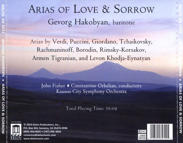 Arias of Love & Sorrow