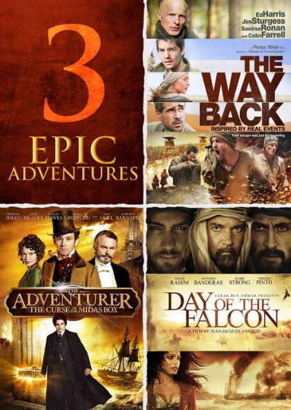 3 Epic Adventures: The Way Back/The Adventurer/Day of the Falcon
