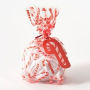 Candy Cane Cellophane Treat Bags