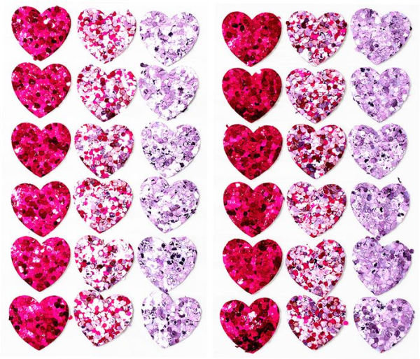 Pastel Glitter Heart Stickers by American Crafts Barnes & Noble®