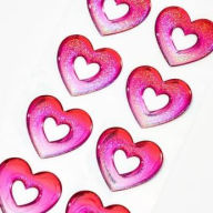 Ombre Heart Stickers