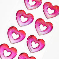 Title: Ombre Heart Stickers