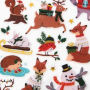 Christmas Woodland Critters Stickers