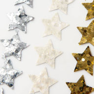 Title: Chunky Glitter Star Stickers