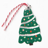 Title: Festive Tinsel Tree Gift Tags