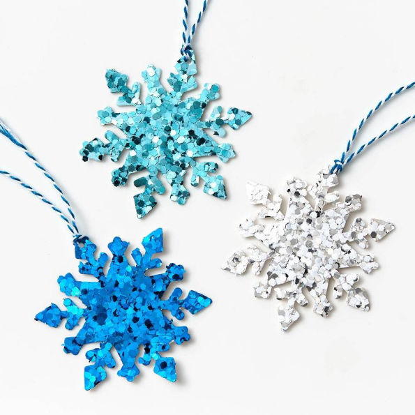 Glitter Snowflake Gift Tags