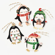 Title: Festive Penguin Gift Tags