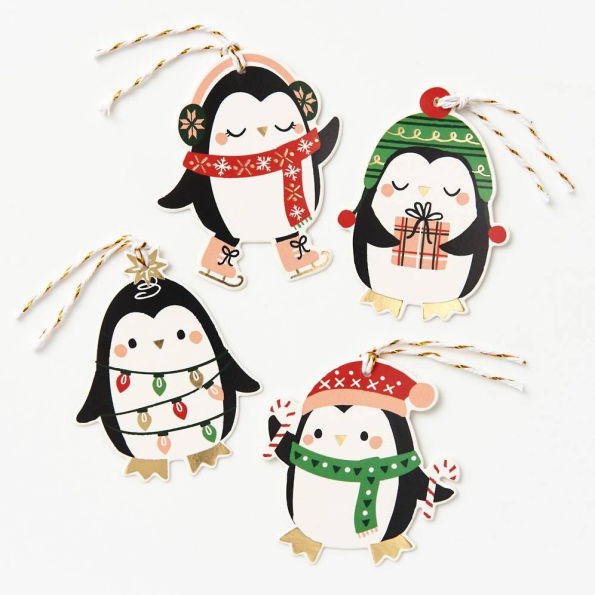 Festive Penguin Gift Tags