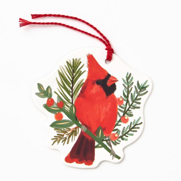 Elegant Cardinal Holiday Gift Tags