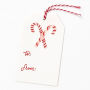 Candy Cane Gift Tags