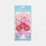 Pink and Red Paper Flowers S/12
