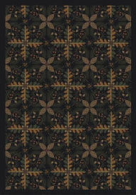 Title: Joy Carpets 1516B-01 Tahoe Black 3 ft.10 in. x 5 ft.4 in. 100 Pct. STAINMASTER Nylon Machine Tufted- Cut Pile Nature Rug