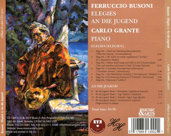 Ferruccio Busoni: Elegies; An die Jugend