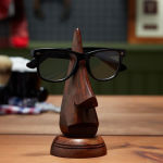 Alternative view 3 of Mango Wood Nose Eyeglass Holder