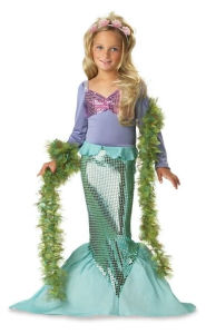 Title: Lil' Mermaid Toddler/Child Costume: Size X-Small (4-6)