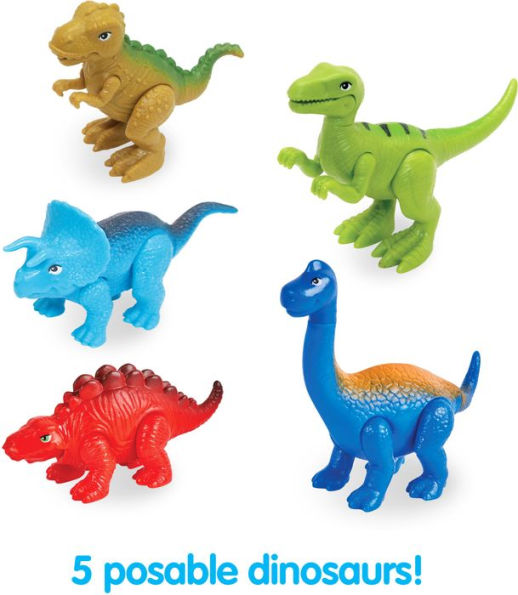 Kidoozie Dino Adventure Hauler. Dinosaur & Vehicle Play for your Toddler or Preschooler.