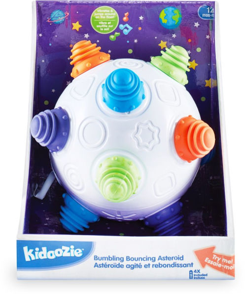 Kidoozie Bumbling Bouncing Asteroid Ages 12 months + Shaking Dancing Musical Ball Toy Sensory Development