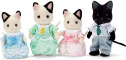 Alternative view 1 of Calico Critters Tuxedo Cat Family