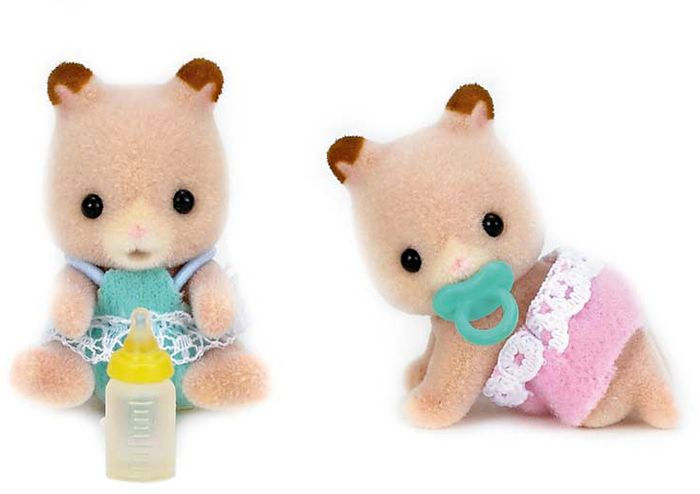 Calico Critters Fluffy Hamster Twins by Calico Critters | 20373214910 ...