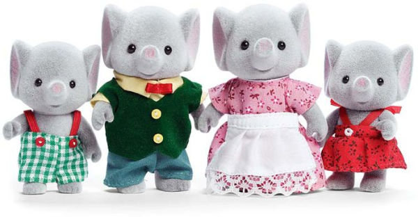 Calico Critters Ellwoods Elephant Family