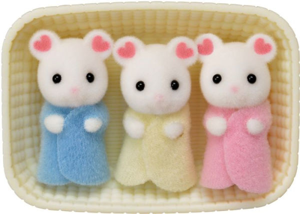 Calico Critters Marshmallow Mouse Triplets