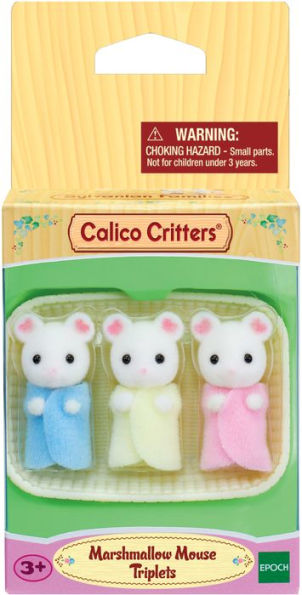 Calico Critters Marshmallow Mouse Triplets