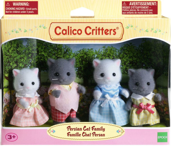 Calico Critters Persian Cat Family