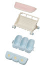 Alternative view 2 of Calico Critters Triplets Stroller, Dollhouse Accessory Set for Triplet Figures