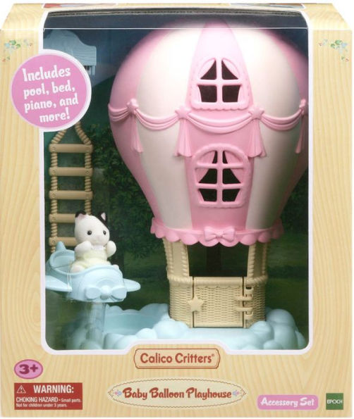 Calico Critters Baby Balloon Playhouse, Dollhouse Playset with Figure