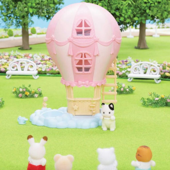 Calico Critters Baby Balloon Playhouse, Dollhouse Playset with Figure