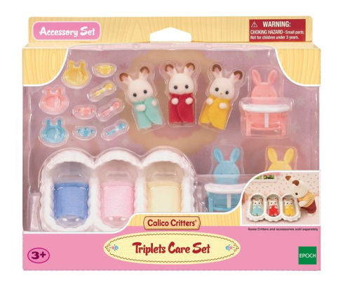 calico critters triplets care set