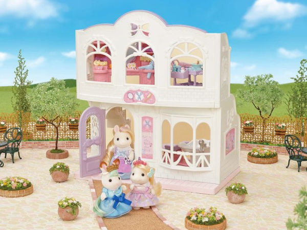 Calico Critters Pony's Stylish Hair Salon, Dollhouse Playset with Figure and Accessories