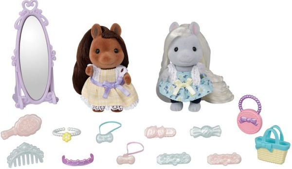 Calico Critters Pony Friends Set, Dollhouse Playset with Figures and Accessories