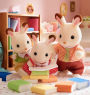 Alternative view 5 of Calico Critters Hopscotch Rabbit Family, Set of 4 Collectible Doll Figures