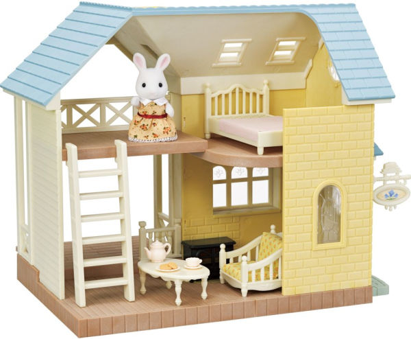 Calico Critters Bluebell Cottage Gift Set, Limited Edition Dollhouse with Collectible Figure, Furniture and Accessories