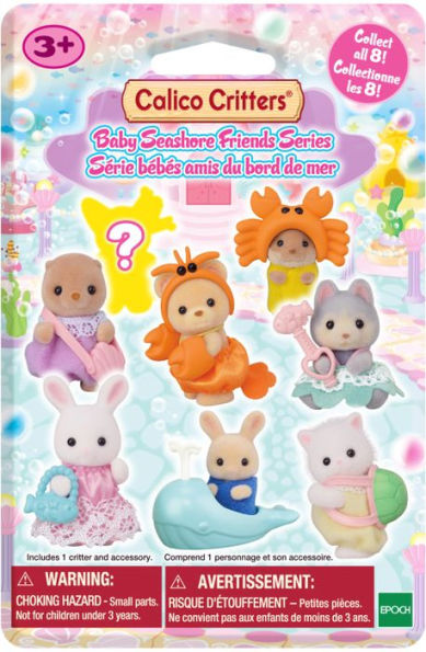 Calico Critters Baby Sea Friends Series Blind Bags, Surprise Set including Doll Figure and Accessory