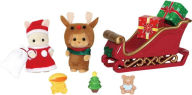 Title: Calico Critters Baby Sleigh Ride - B&N Exclusive - Limited Edition Seasonal Holiday Set with 2 Collectible Doll Figures and Accessories