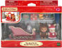 Alternative view 2 of Calico Critters Baby Sleigh Ride - B&N Exclusive - Limited Edition Seasonal Holiday Set with 2 Collectible Doll Figures and Accessories
