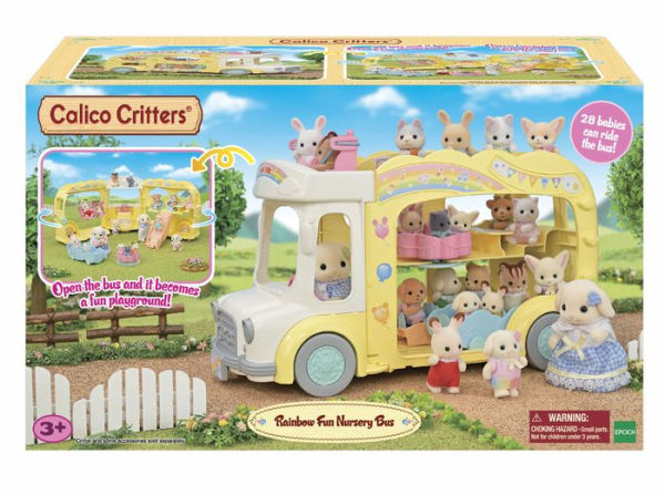 Calico Critters Rainbow Fun Nursery Bus