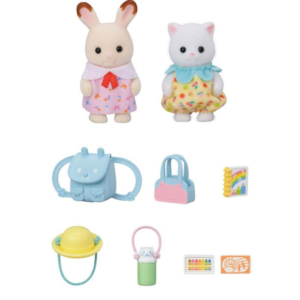 Calico Critters Nursery Friends -Walk Along Duo