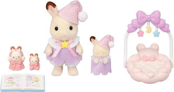 Calico Critters Sleepy Dream Siblings, Dollhouse Playset with 2 Figures and Accessories