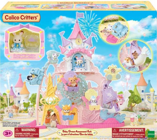 Calico Critters Baby Dream Amusement Park, Dollhouse Playset with 1 Collectible Doll Figure