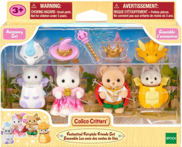 Calico Critters Fantastical Fairytale Friends Set, 4 Collectible Doll Figures with Accessories