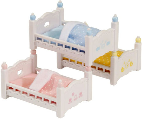 Calico Critters Triple Baby Bunk Beds by International Playthings 
