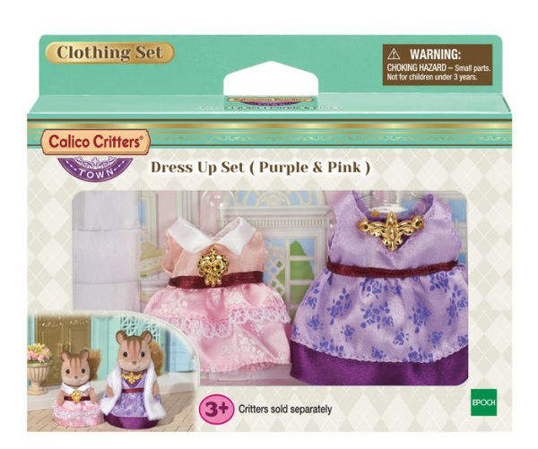 Calico Critters Dress Up Set (Purple & Pink)