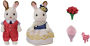 Alternative view 4 of Calico Critters Town Series Cute Couple Set, Set of 2 collectivle Doll Figures with Fashion and Floral Accessories
