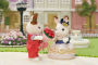 Alternative view 5 of Calico Critters Town Series Cute Couple Set, Set of 2 collectivle Doll Figures with Fashion and Floral Accessories